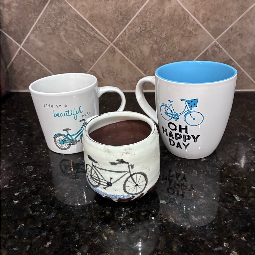 LOT of 3 coffee mugs